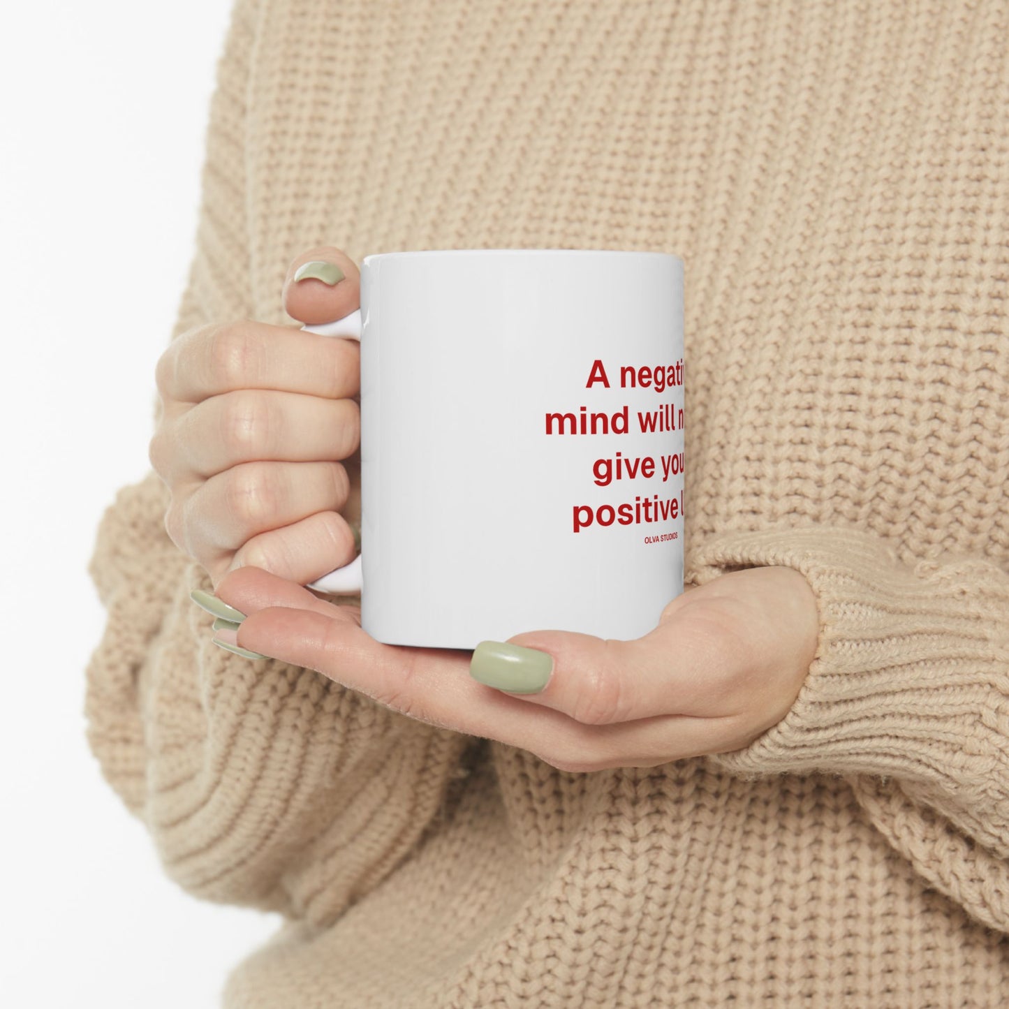 Anti Negativity Ceramic Mug